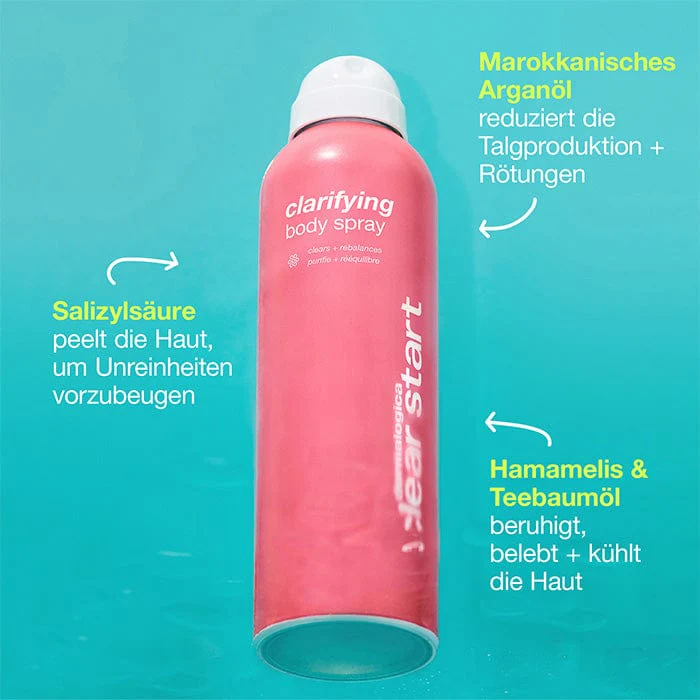 Clarifying Body Spray + Breakout Clearing Foaming Wash - Image 5